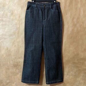 NWOT No. 6 Tuesday Jeans Wide Leg High Rise Denim Contrast Stitching Size 30
